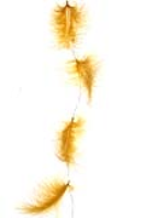 SE0012-H-0012 Garland with feathers, 220cm paasgeel  Garland-feathers-easter-yellow-Enkels-Feathers