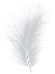 ES0001-E-0001 Marabou 12-15cm wit 1/4 6g  ES0001-E-0001