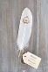 SE0066-Q-0871 Printed feathers "just married" 8pc/bag goud  wedding-feather-just-married-gold-Enkels-Feathers